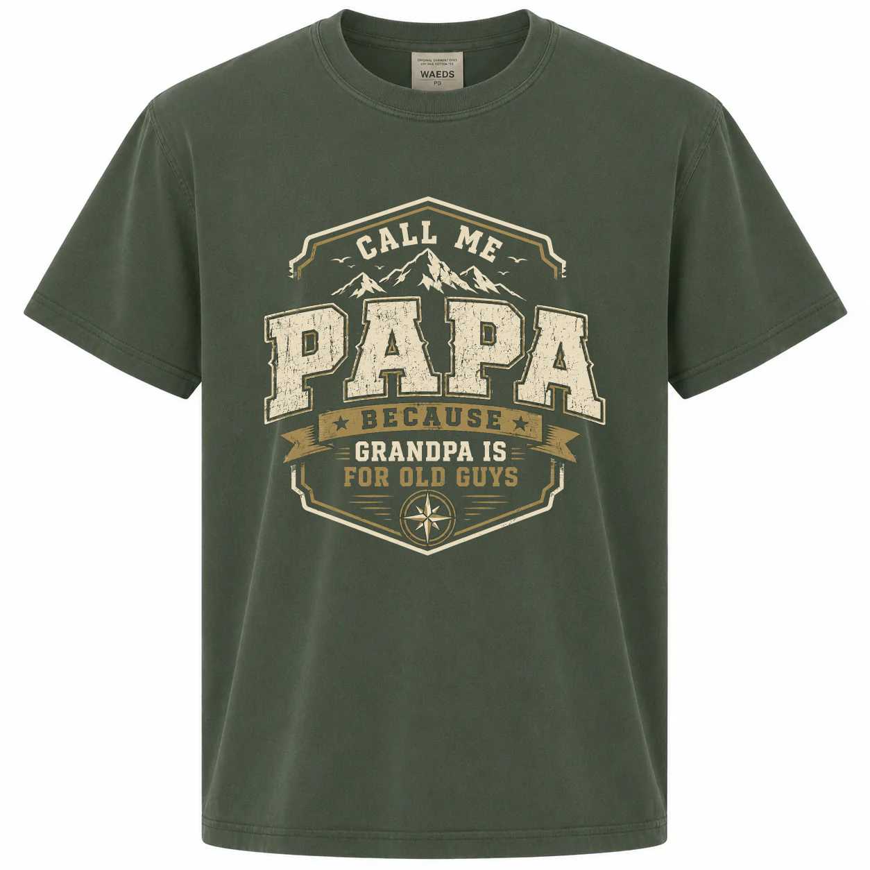 Adventure Papa Shirt Funny Outdoor Family Tee for Camping and Travel Lovers