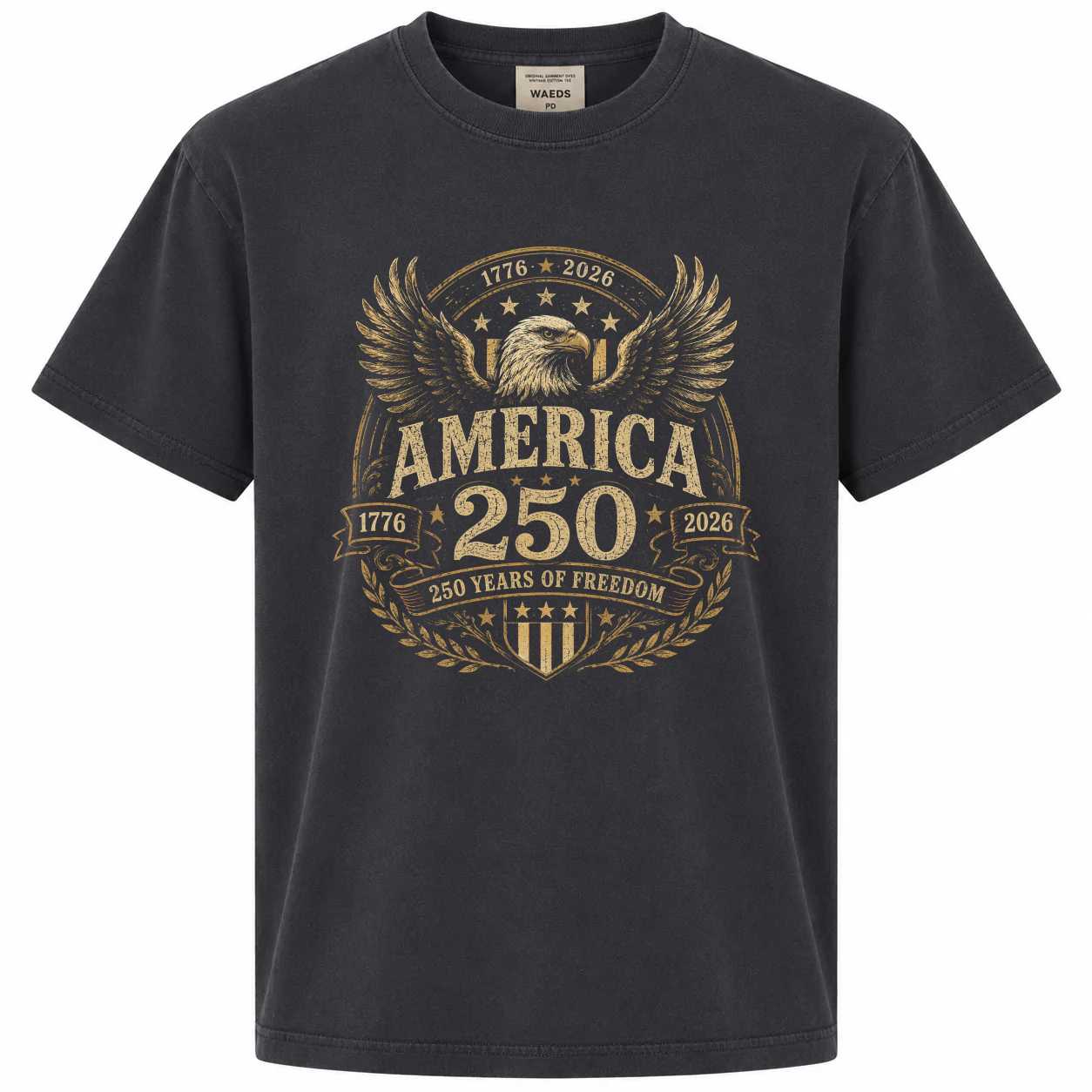 America 250 Eagle Shirt Patriotic Heritage Emblem 1776 2026 USA Anniversary Graphic T-Shirt