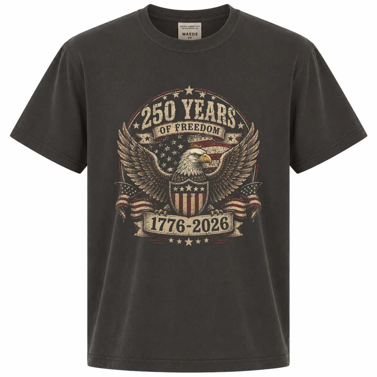 America 250 Shirt Vintage Distressed Eagle 1776-2026 Patriotic Independence Day Anniversary T-Shirt