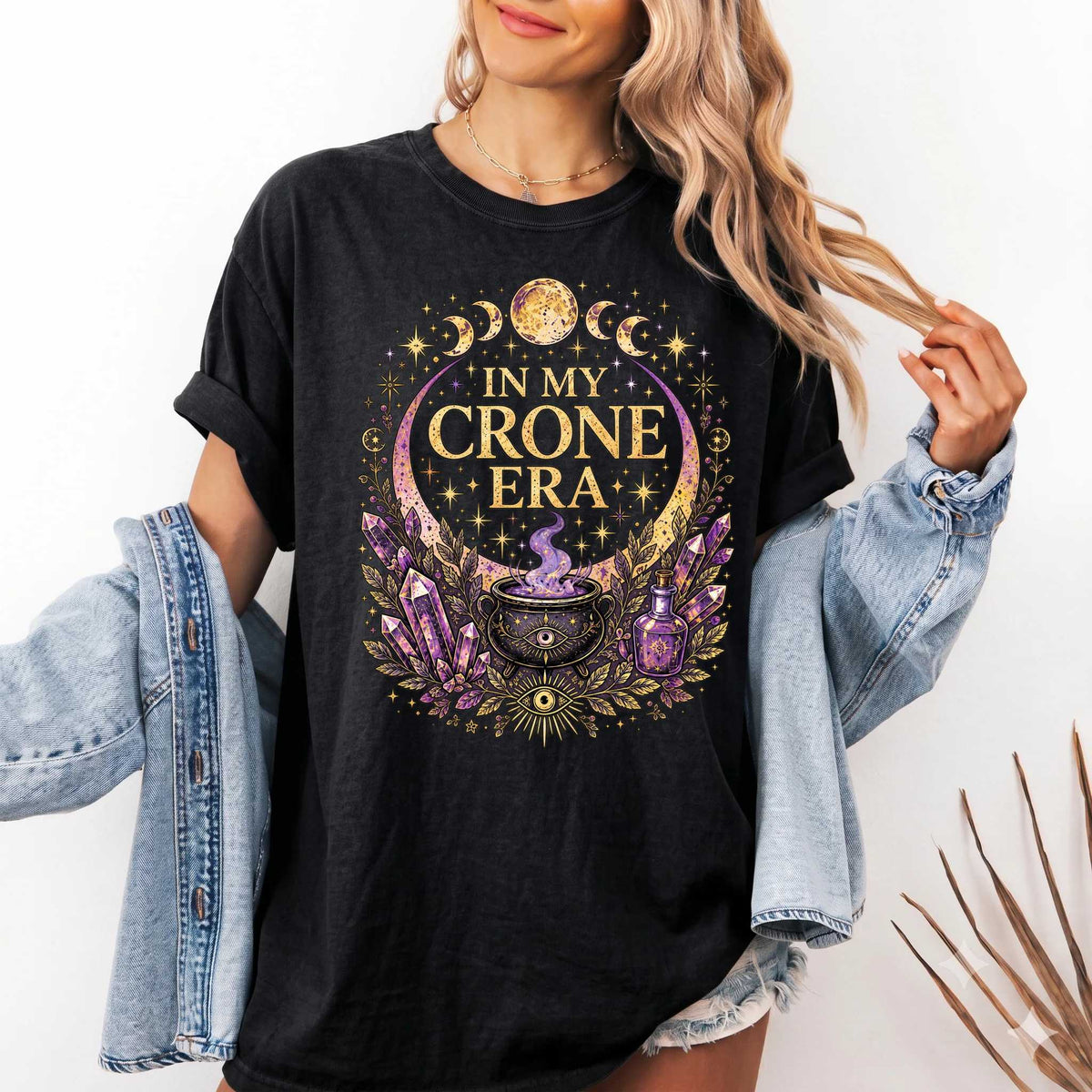 In My Crone Era T-Shirt - Embrace Your Inner Magic | Soft Cotton | Witchy Vibes