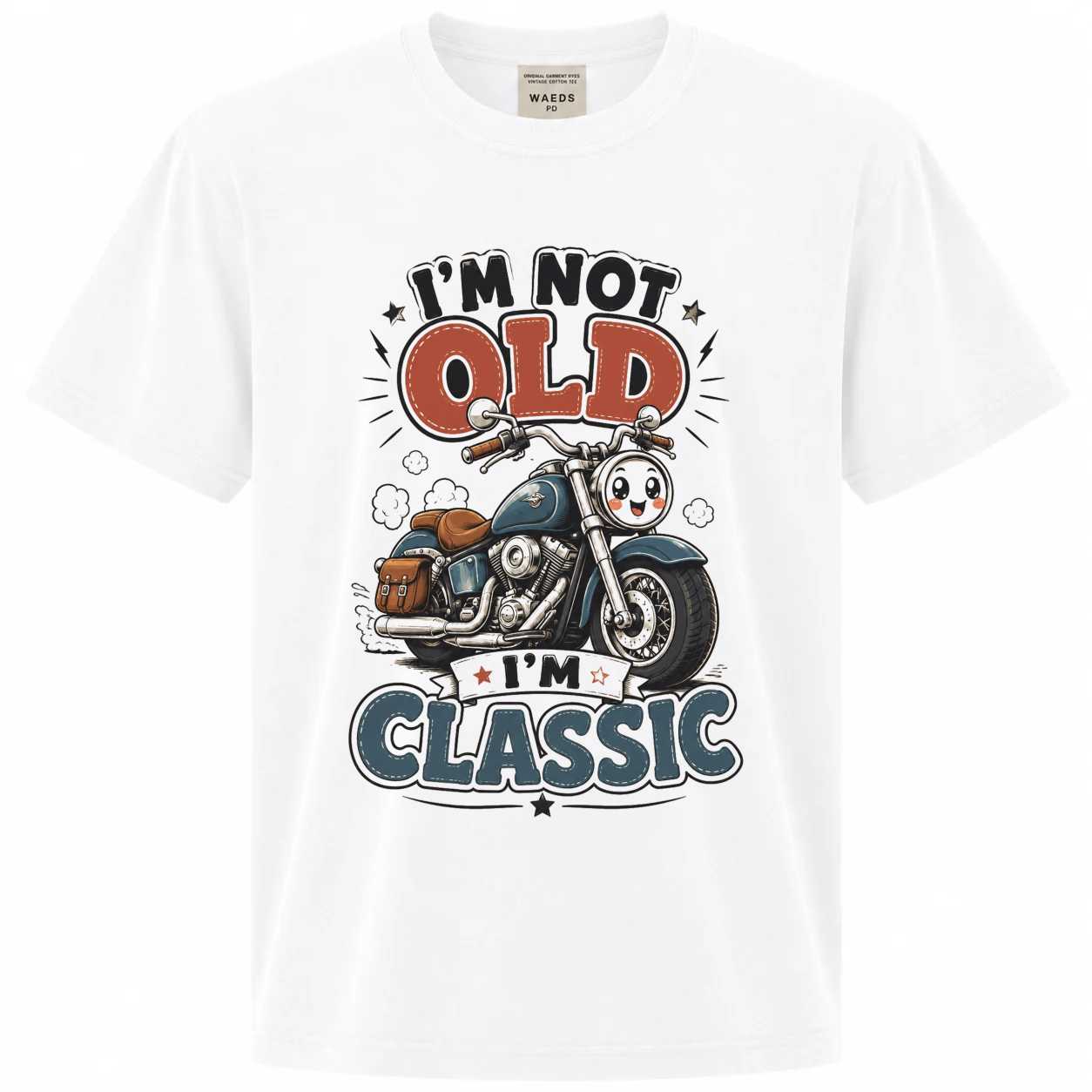 I'm Not Old I'm Classic Motorcycle T-Shirt for Adults - Vintage Style, Humor