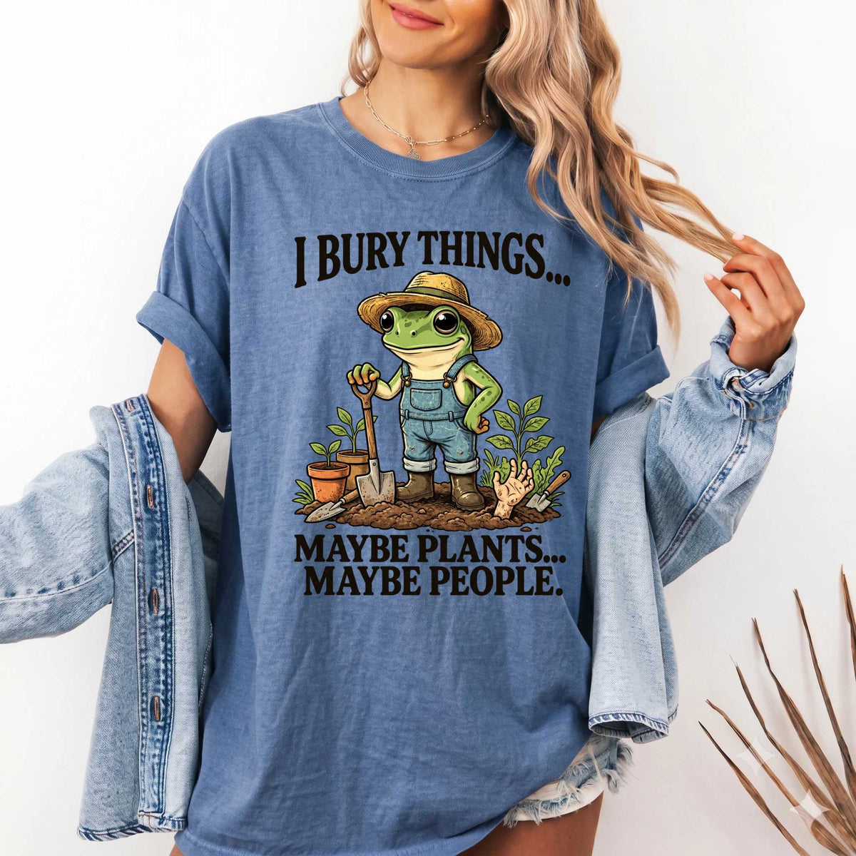 Frog Shirt - Quirky Design for Garden Lovers | Soft Cotton | Unique