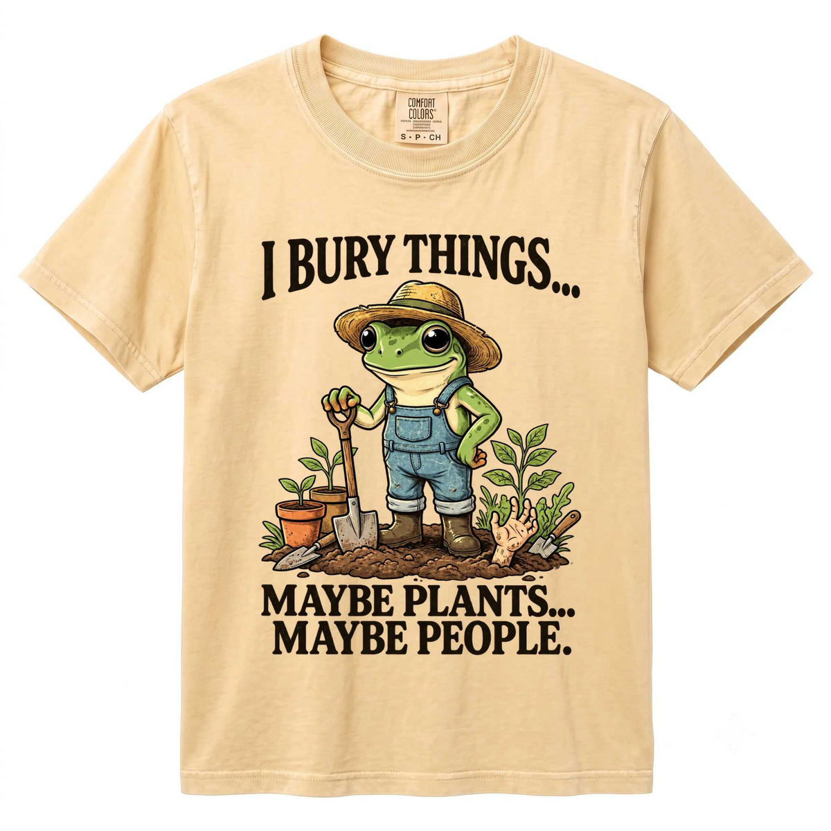 Frog Shirt - Quirky Design for Garden Lovers | Soft Cotton | Unique