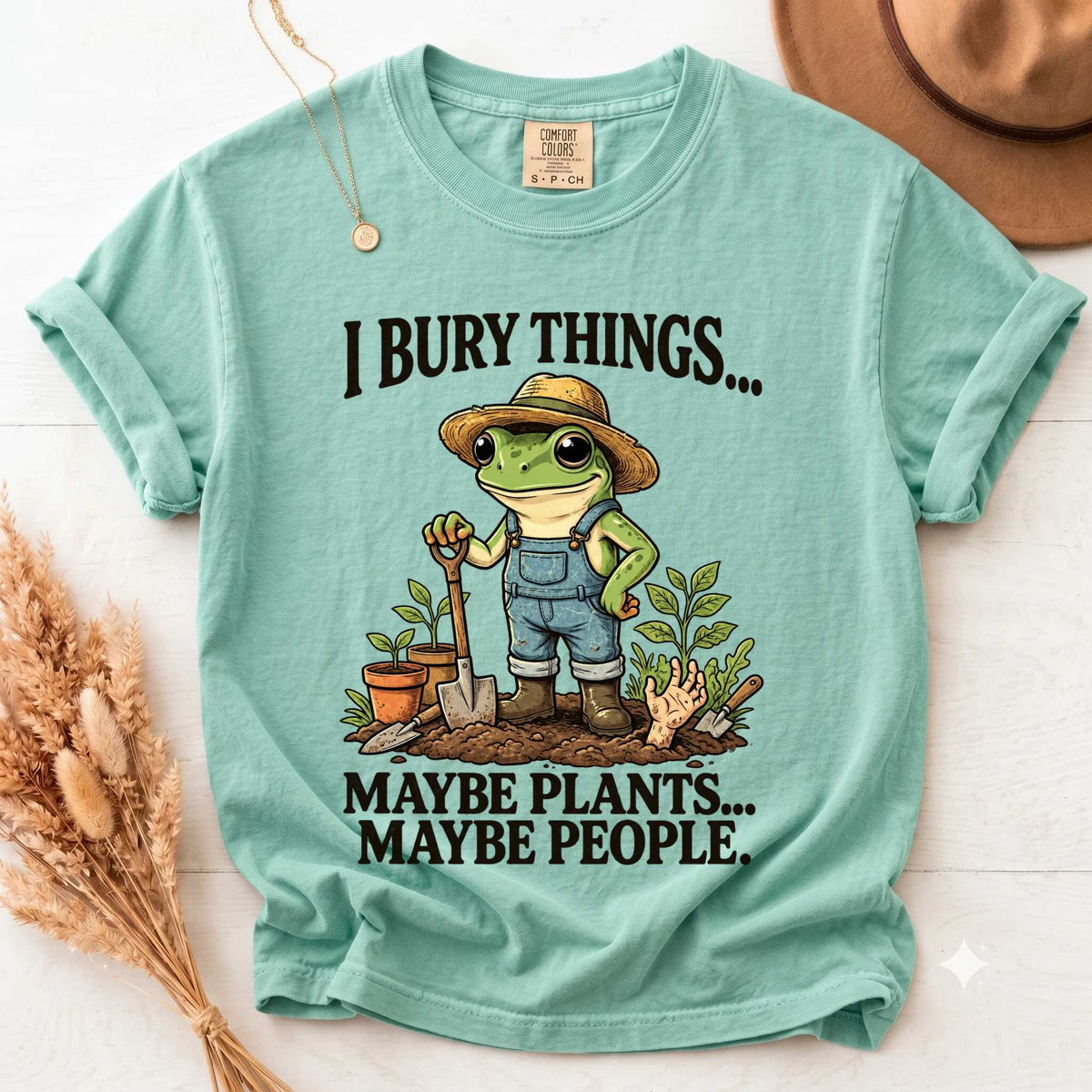 Frog Shirt - Quirky Design for Garden Lovers | Soft Cotton | Unique