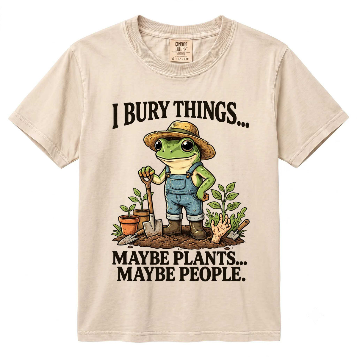 Frog Shirt - Quirky Design for Garden Lovers | Soft Cotton | Unique