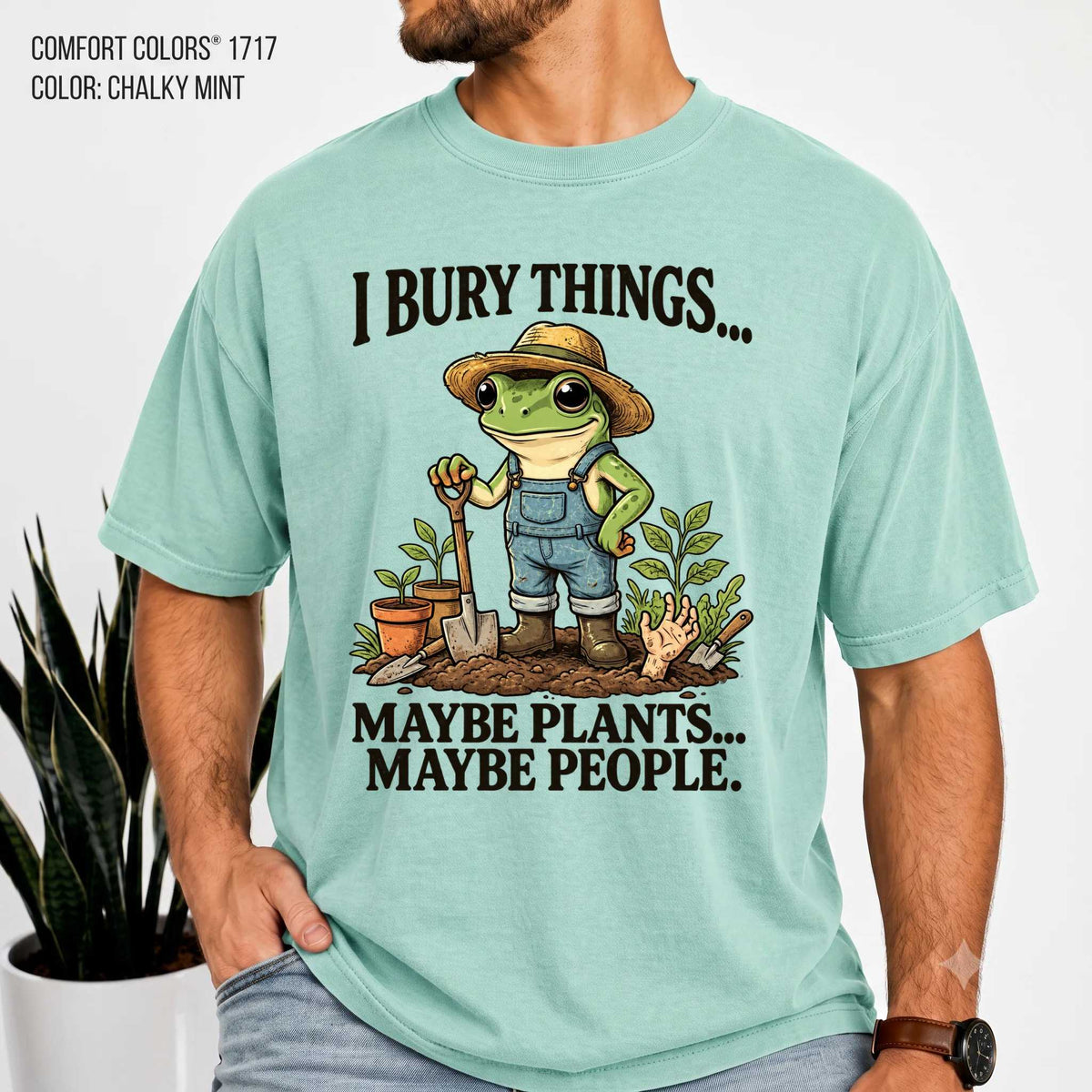 Frog Shirt - Quirky Design for Garden Lovers | Soft Cotton | Unique
