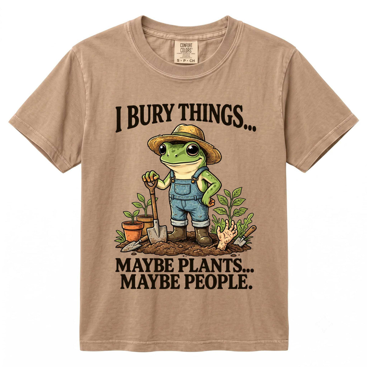 Frog Shirt - Quirky Design for Garden Lovers | Soft Cotton | Unique