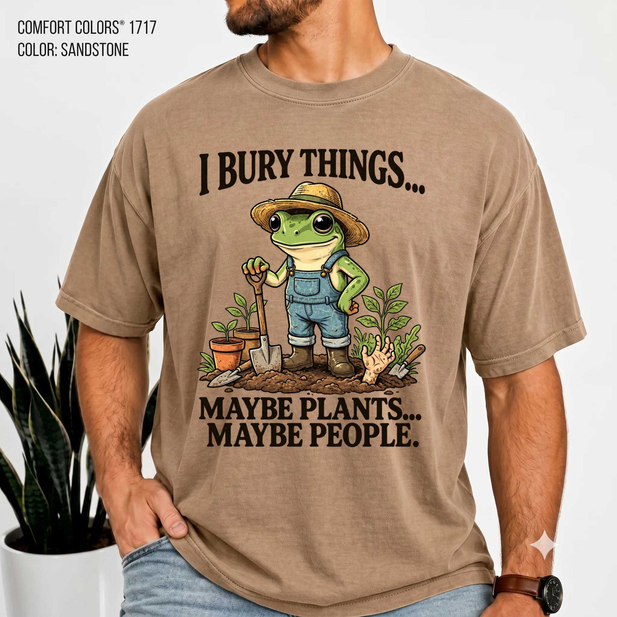 Frog Shirt - Quirky Design for Garden Lovers | Soft Cotton | Unique