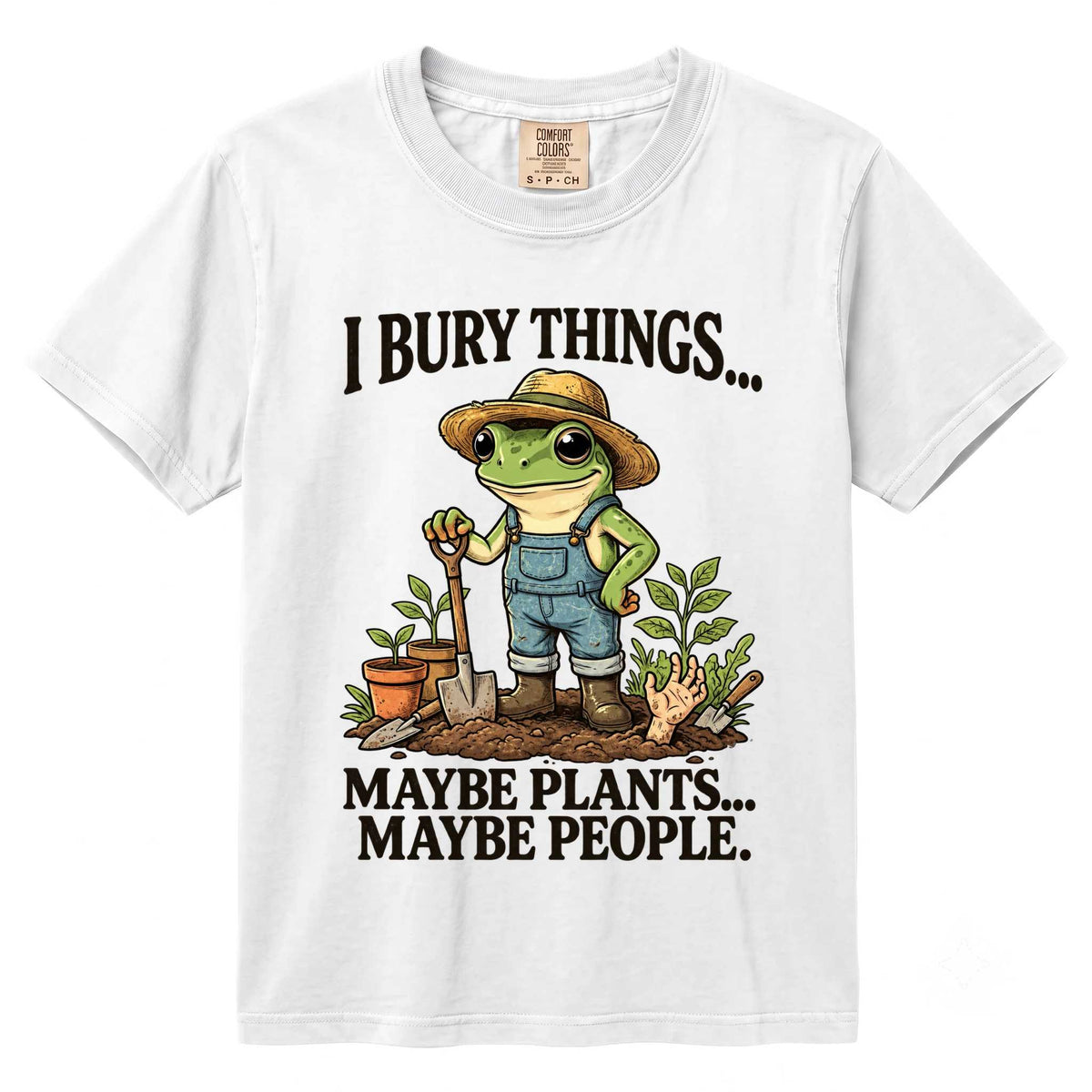 Frog Shirt - Quirky Design for Garden Lovers | Soft Cotton | Unique