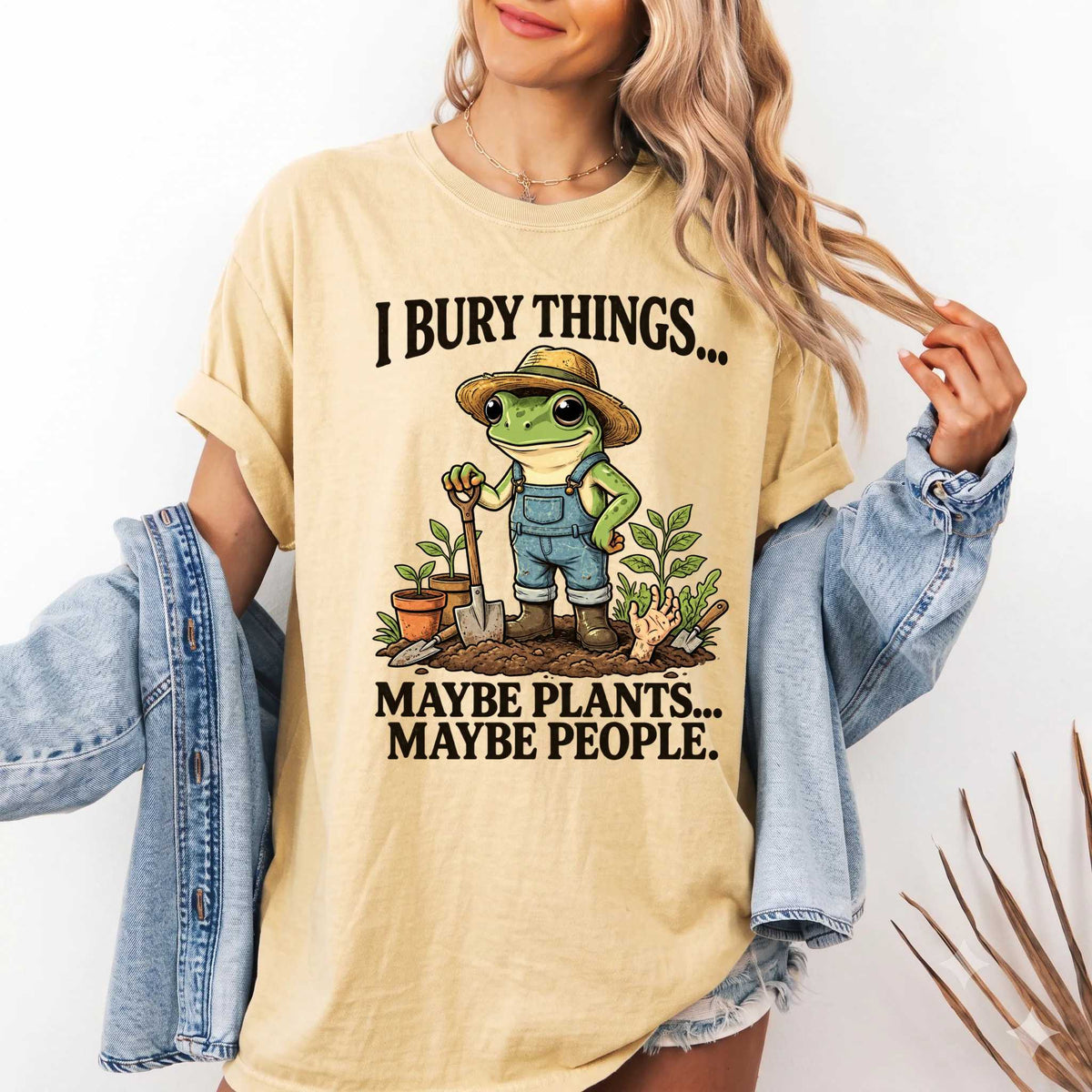 Frog Shirt - Quirky Design for Garden Lovers | Soft Cotton | Unique
