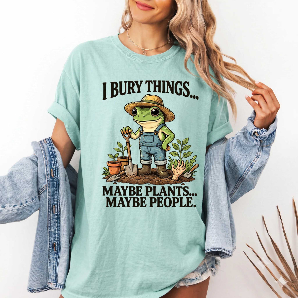 Frog Shirt - Quirky Design for Garden Lovers | Soft Cotton | Unique