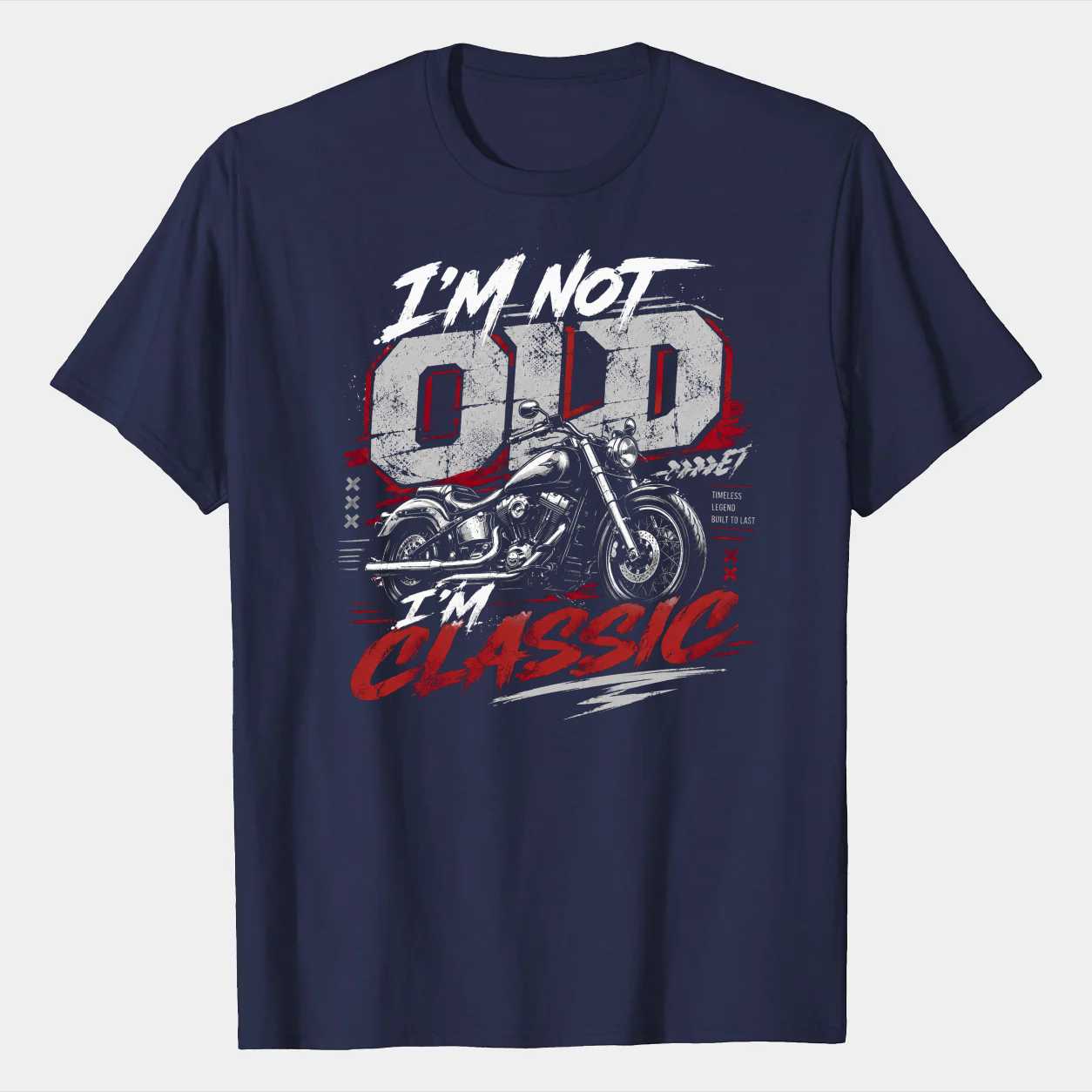 I'm Not Old I'm Classic Motorcycle T-Shirt for Men - Vintage Biker Style, Perfect Gift