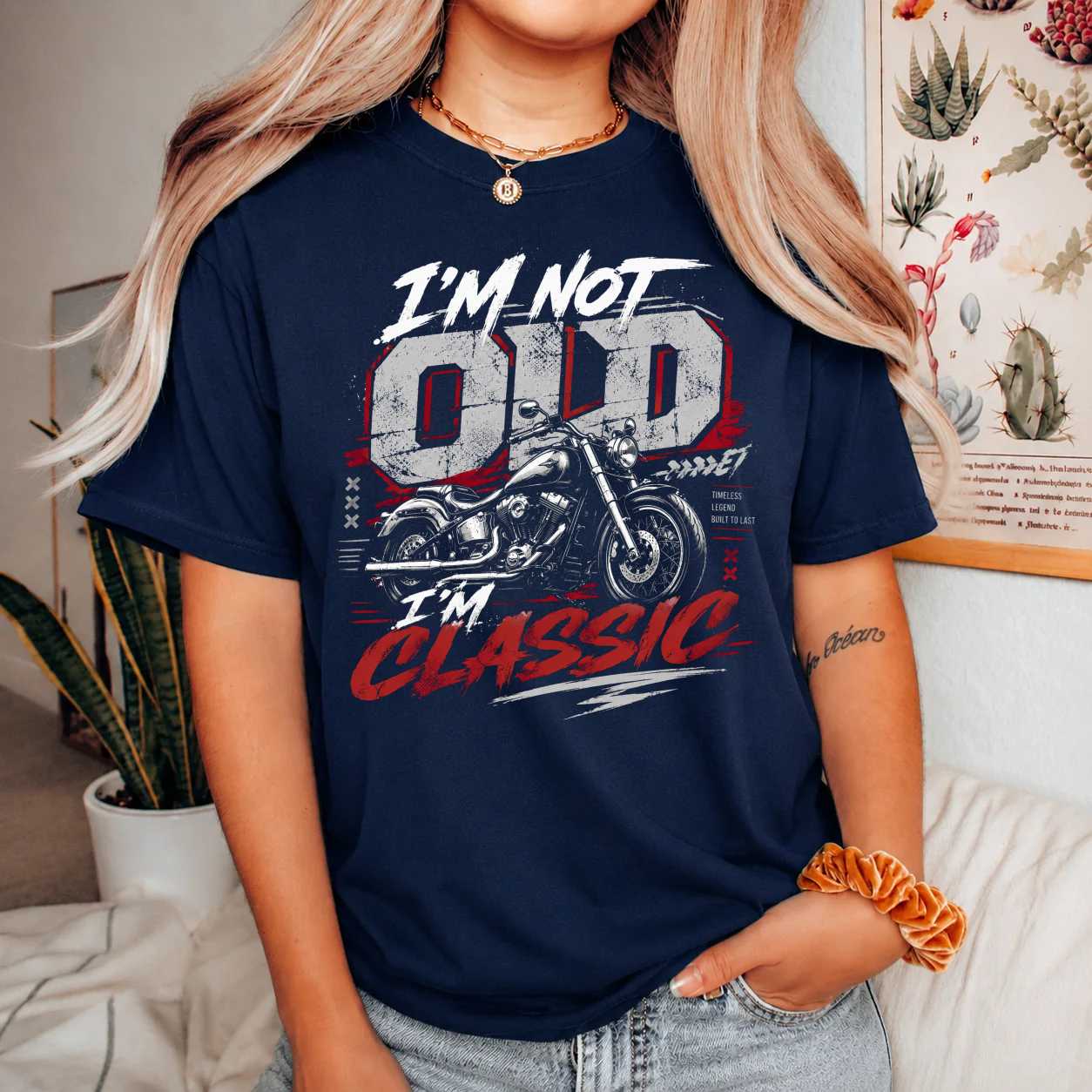 I'm Not Old I'm Classic Motorcycle T-Shirt for Men - Vintage Biker Style, Perfect Gift