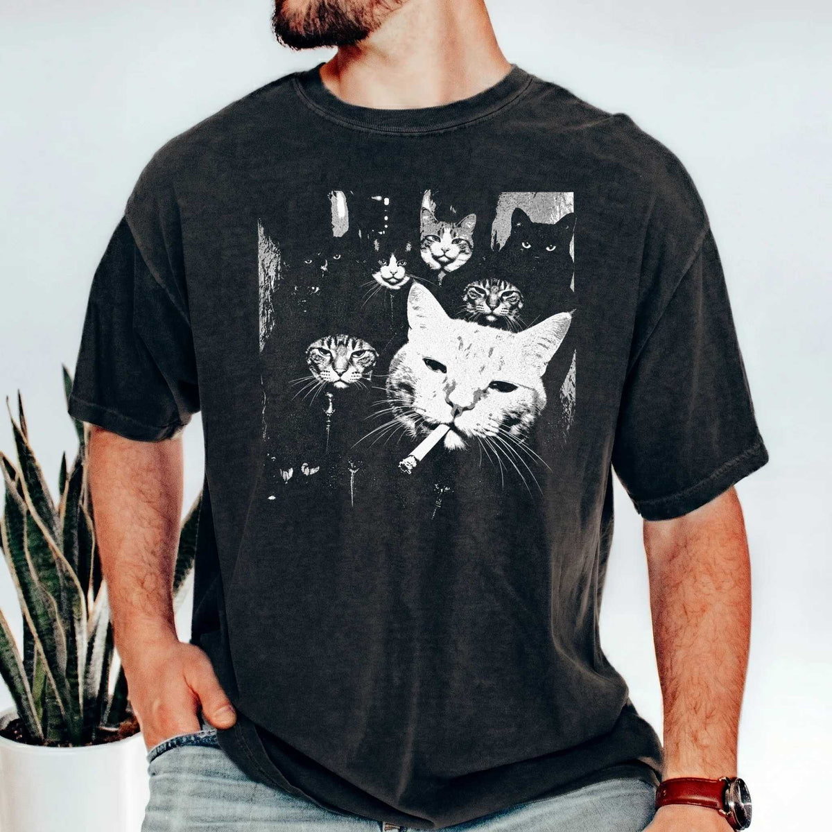 Cat T-Shirt - Unique Design for Cat Lovers | Soft Cotton | Idea
