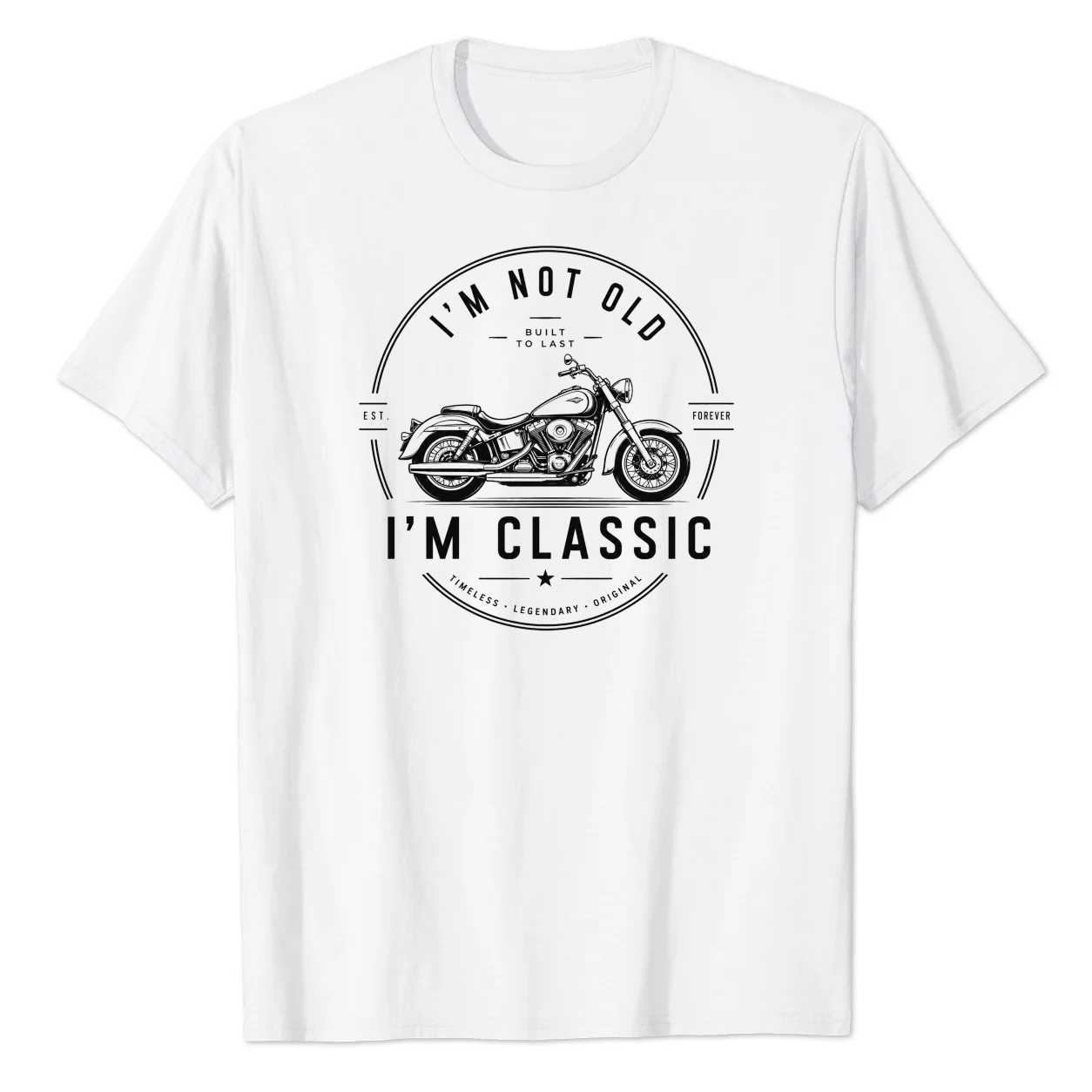 I'm Not Old I'm Classic Motorcycle Comfort Colors T-Shirt for Men Funny Biker Gift
