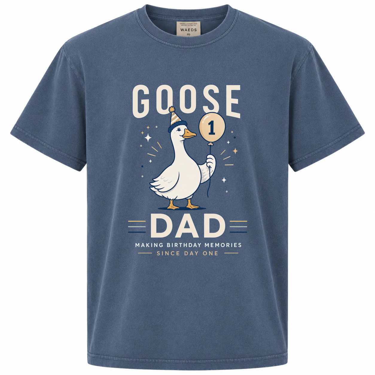 One Silly Goose Dad T-Shirt - First Birthday Family Matching Shirt | Premium Soft Cotton | 1st Birthday Party Outfit for Dads