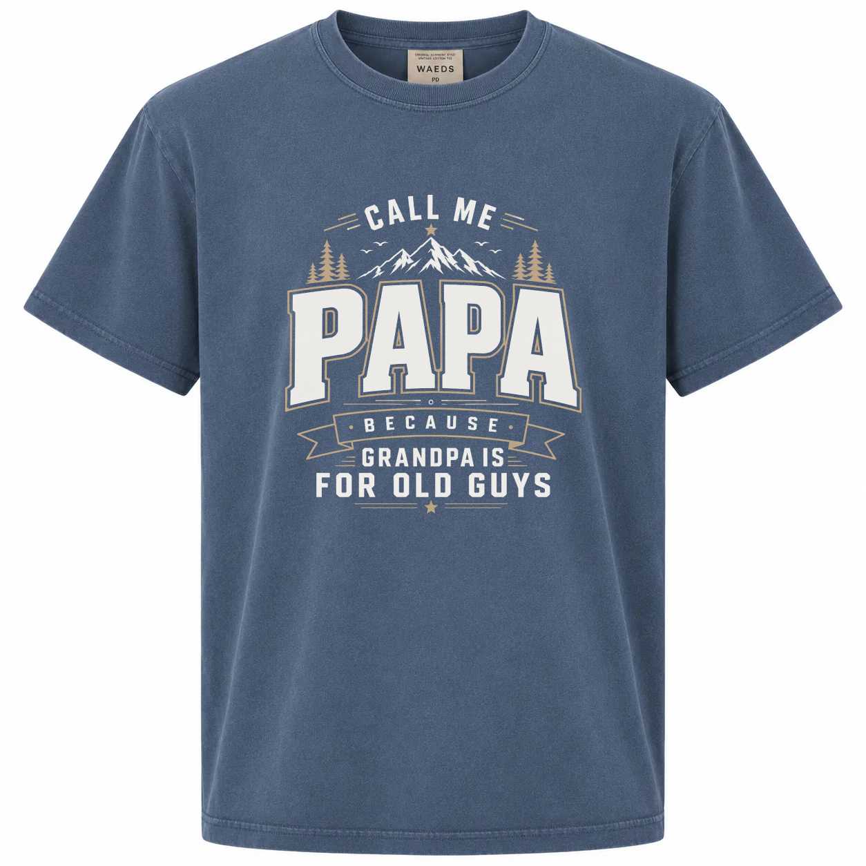 Modern Papa Shirt Funny Family Graphic Tee for Cool Fathers and Grandfathers