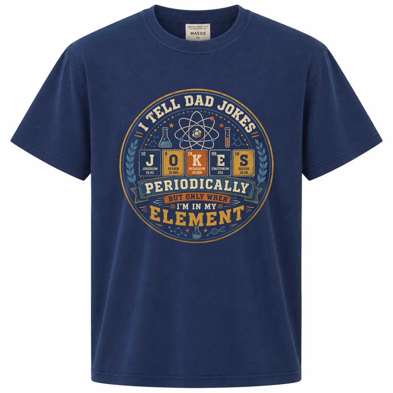 Science Dad Sweatshirt Funny Atomic Orbit Chemistry Humor Graphic Gift for Fathers Engineers STEM Teachers and Nerd Dads