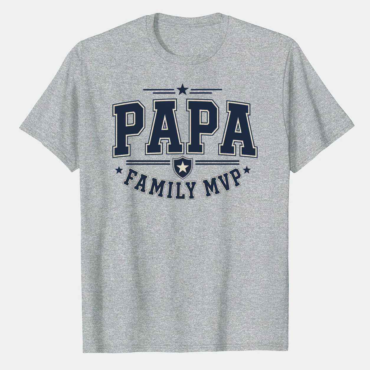 Varsity Papa T Shirt Fathers Day Gift Collegiate Style Dad Graphic Apparel