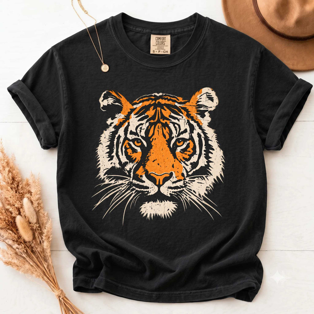 Tiger Graphic T-Shirt - Bold Animal Design | Unique Style | Perfect