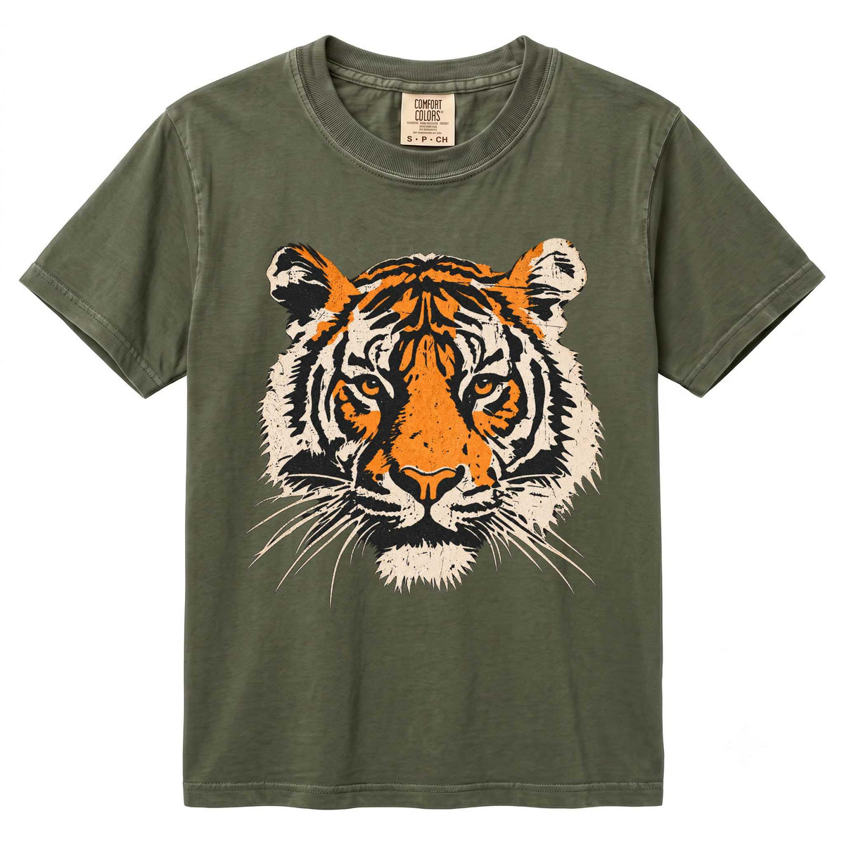 Tiger Graphic T-Shirt - Bold Animal Design | Unique Style | Perfect