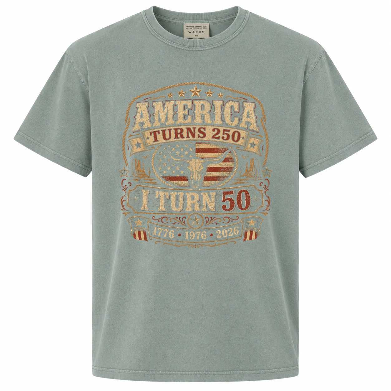 Funny America Turns 250 T-Shirt - Celebrate 50th Birthday in Style | Vintage Design | Perfect Gift