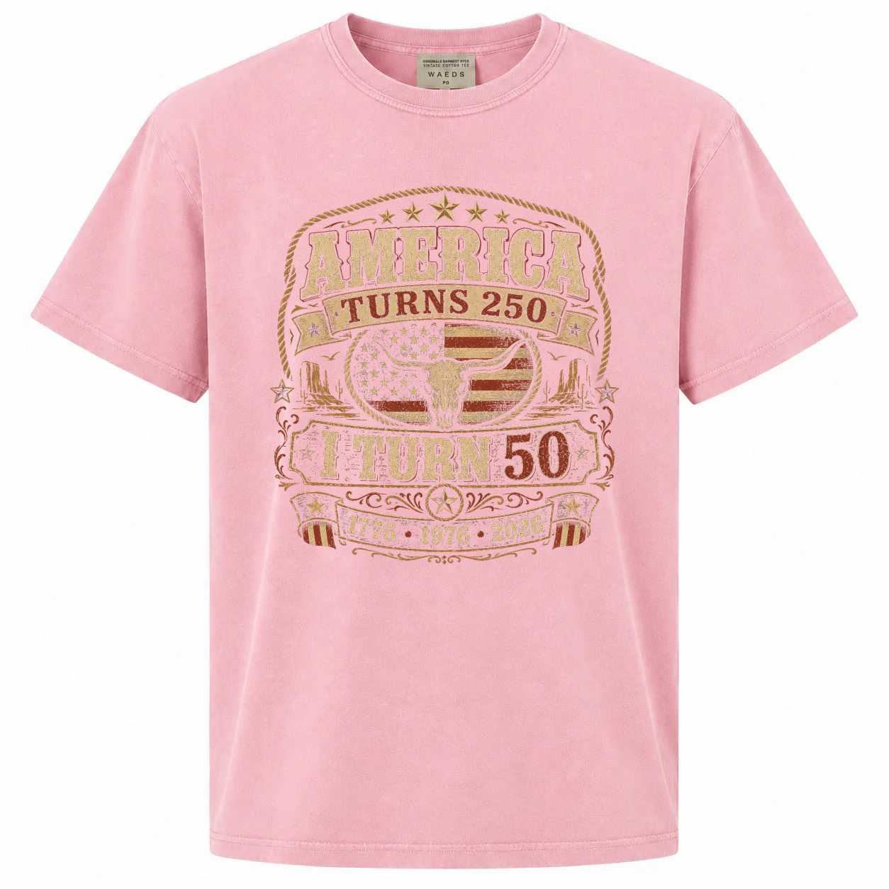 Funny America Turns 250 T-Shirt - Celebrate 50th Birthday in Style | Vintage Design | Perfect Gift