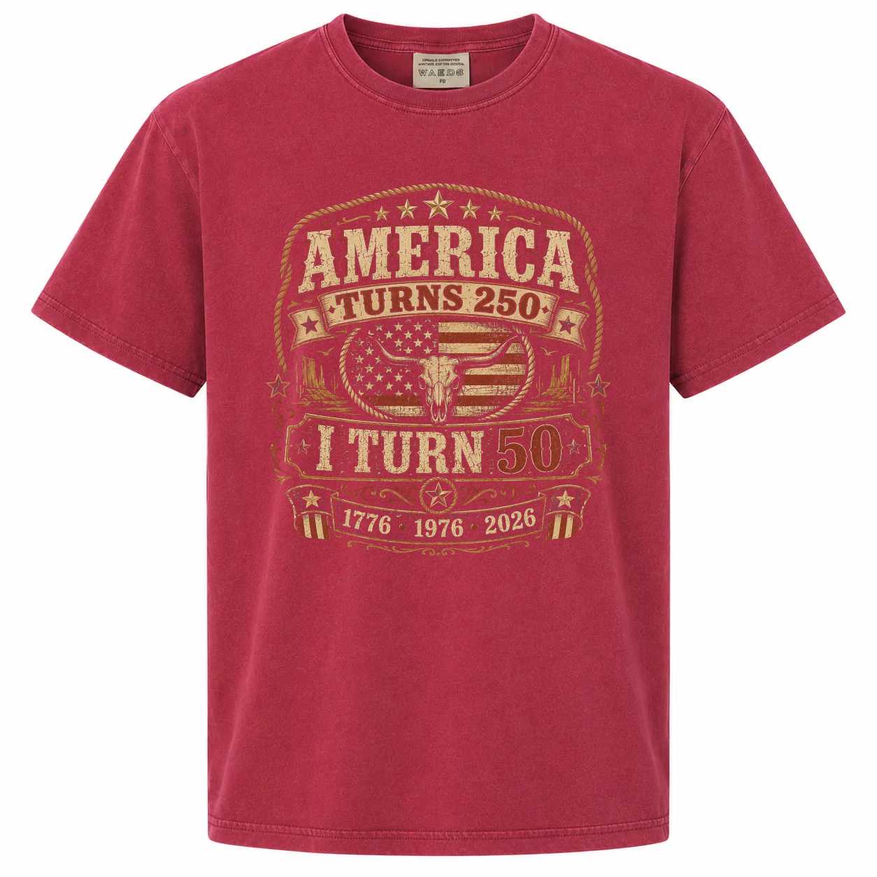 Funny America Turns 250 T-Shirt - Celebrate 50th Birthday in Style | Vintage Design | Perfect Gift