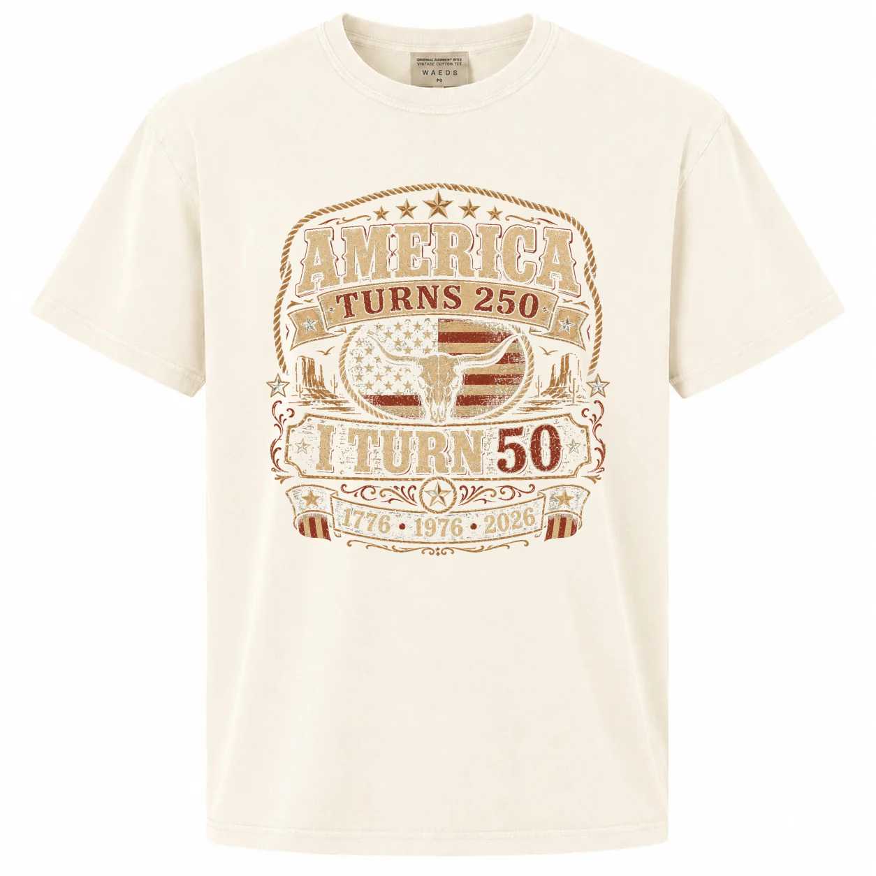 Funny America Turns 250 T-Shirt - Celebrate 50th Birthday in Style | Vintage Design | Perfect Gift