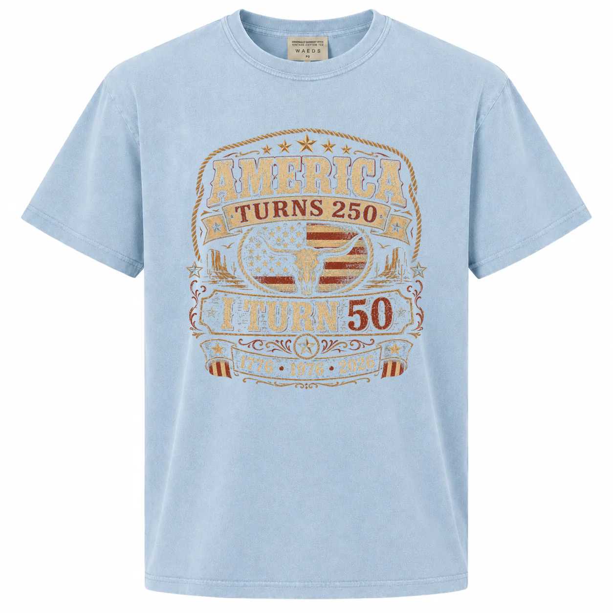 Funny America Turns 250 T-Shirt - Celebrate 50th Birthday in Style | Vintage Design | Perfect Gift