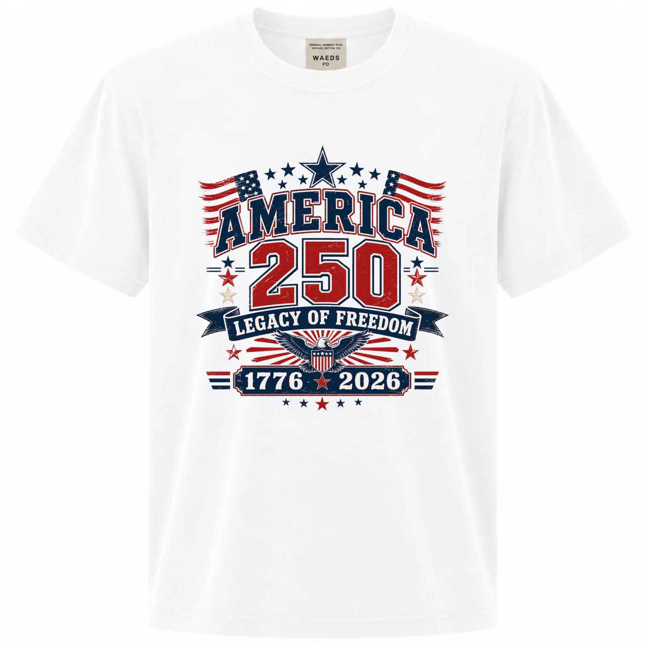 America 250 Legacy of Freedom T-Shirt for Adults USA 250th Anniversary Patriotic Graphic Tee
