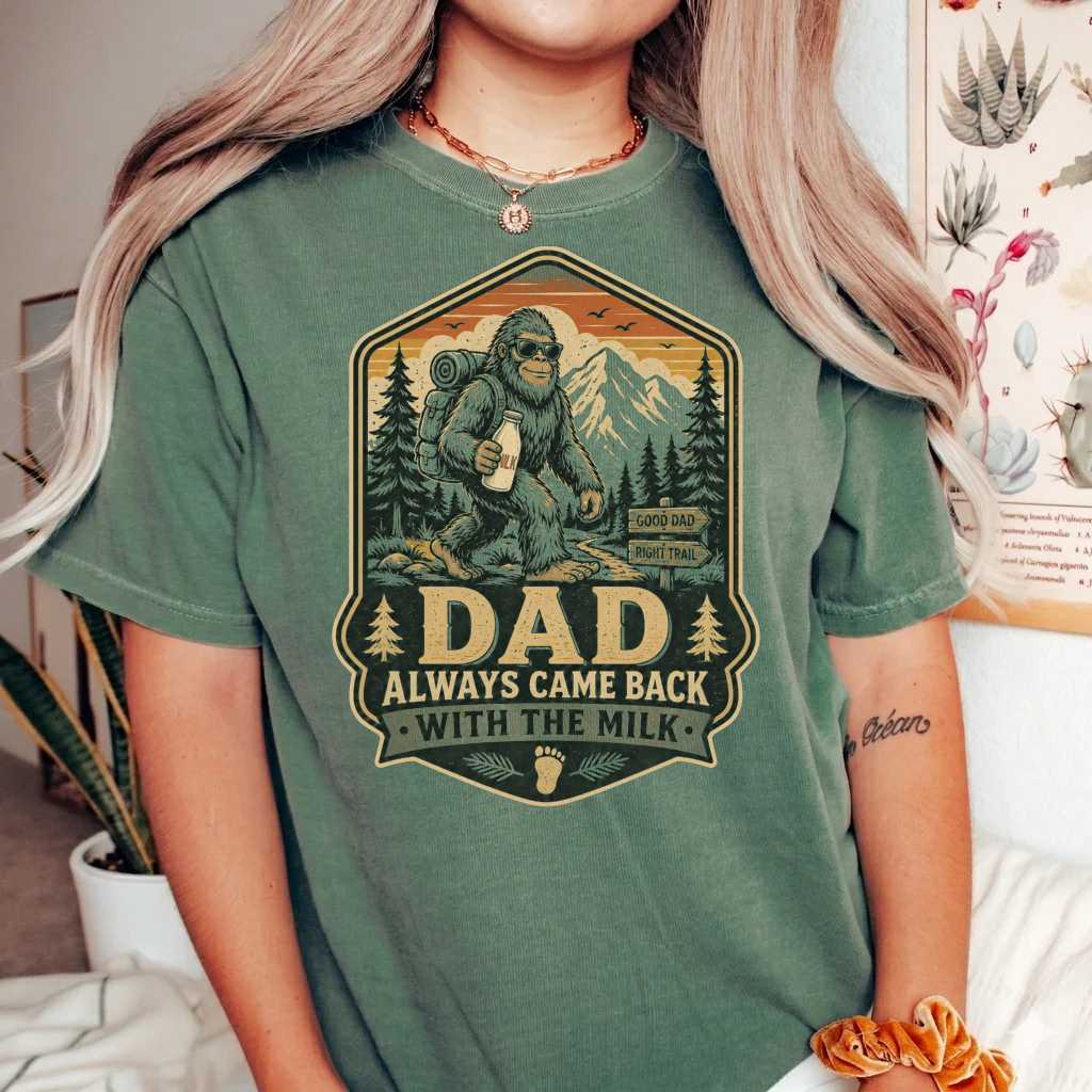 Funny Dad Hoodie Comfort Colors for Dads - Bigfoot Humor Design, Unique Gift