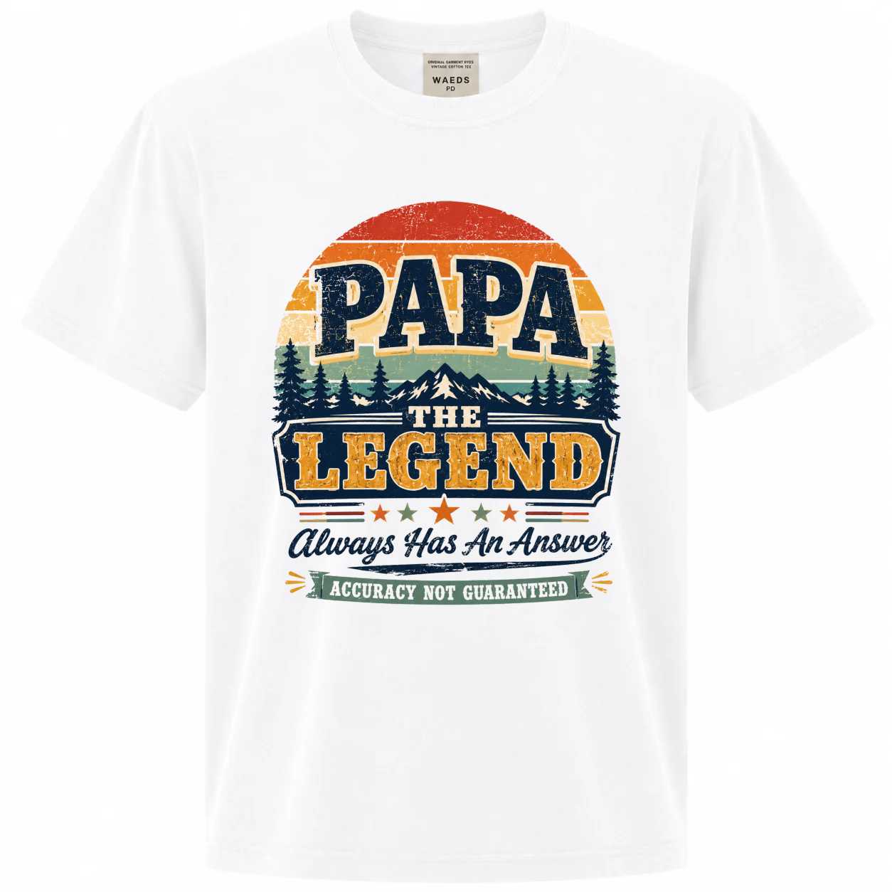Papa The Legend T-Shirt for Dads - Funny Gift, Unique Design