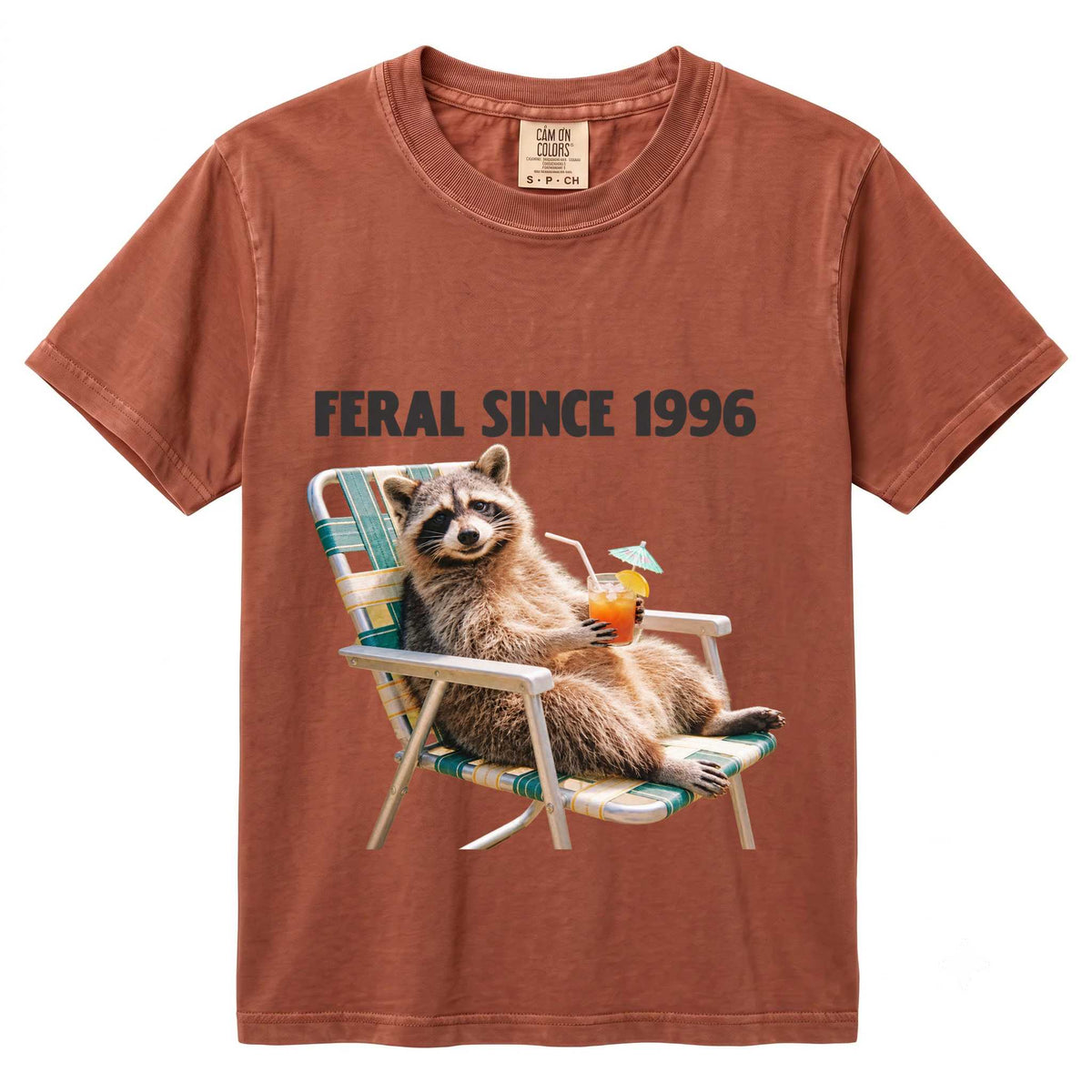 Comfort Colors T-Shirt - Relaxed Feral Vibe Since 1996 | Fun Graphic | Unique Gift